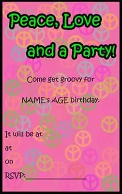 Retro 대 파티 invite