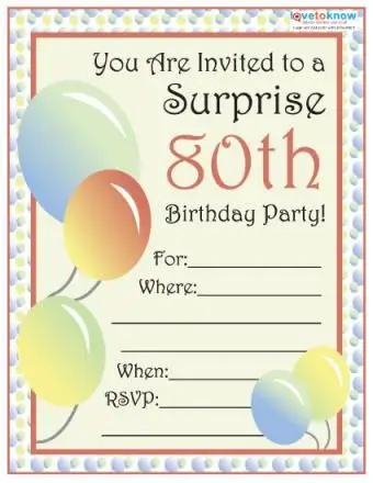 80 회 서프라이즈 파티