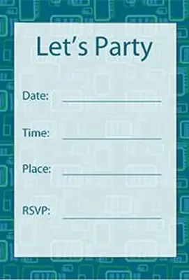 직사각형 테두리 초대