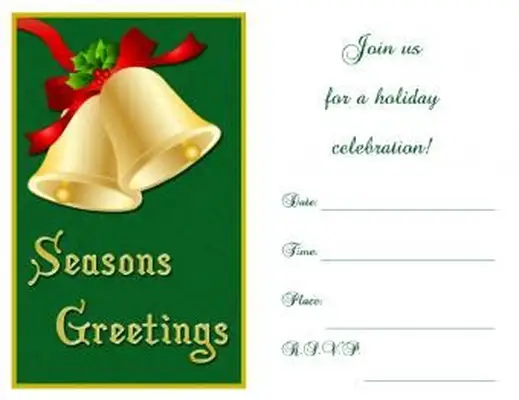 크리스마스 종소리 초대