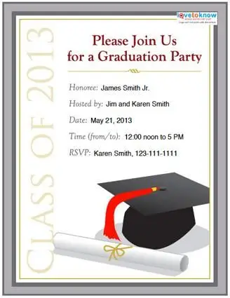 대학 졸업 파티