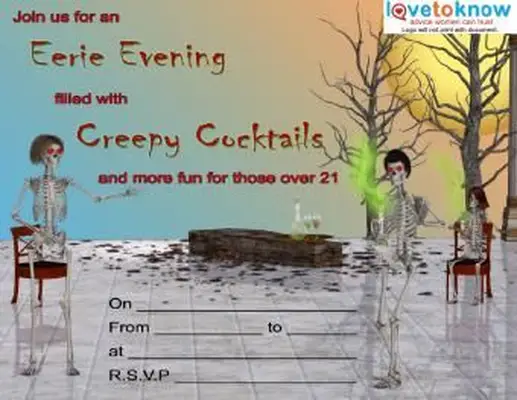 할로윈 파티 초대장