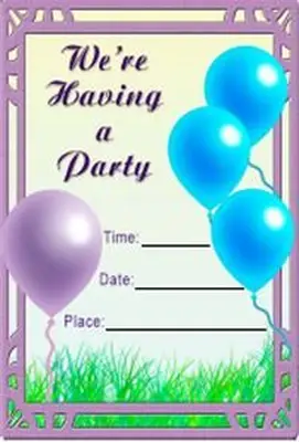 파티 풍선 초대