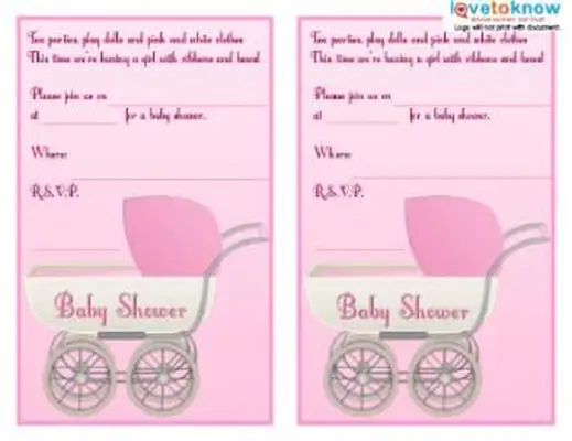 소녀 캐리지 초대