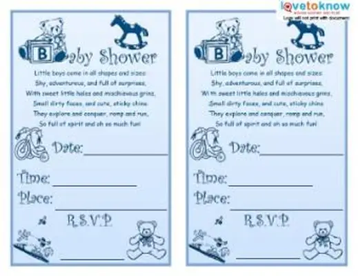 소년 장난감 초대