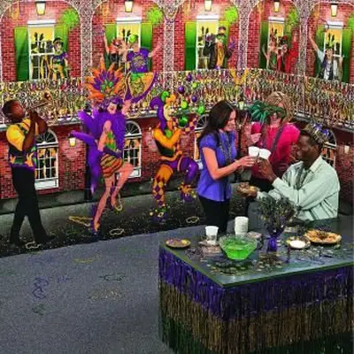 Mardi Gras Design A Room Musician 세트