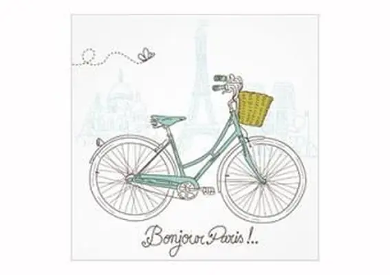 Rower w Paryżu Zaproszenia