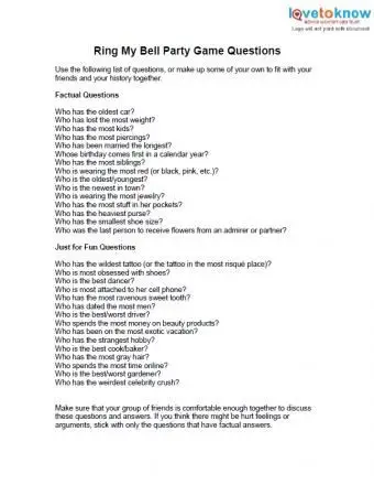 印刷可能なパーティーゲーム