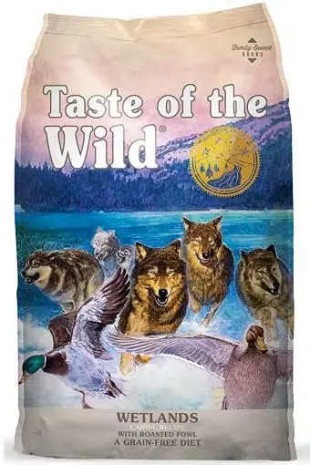 Sabor da Receita de Carne Real com alto teor de proteína selvagem Comida seca premium para cães