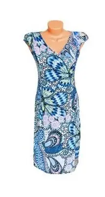 vestito avvolgente con scollo a V