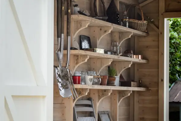 Tidy garden shed