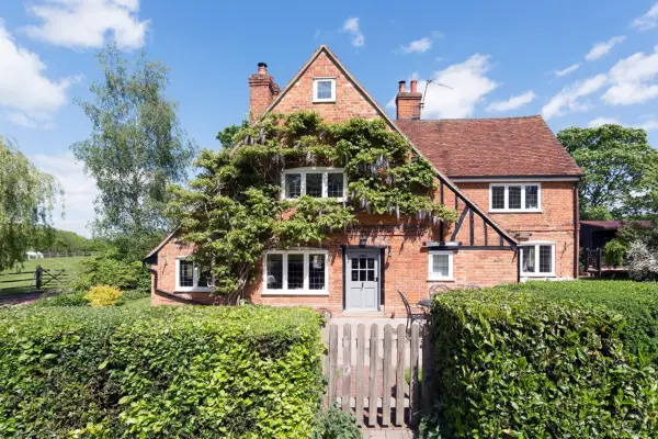 Wisteria on a house. Getty Images