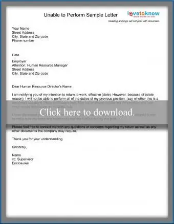 Scarica questo modello per cambiare le mansioni lavorative