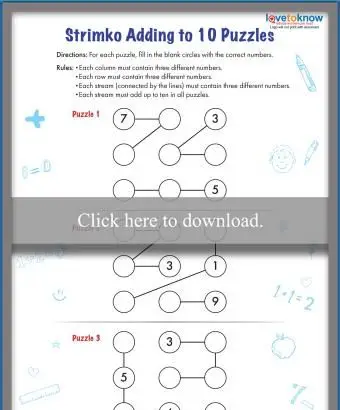 Strimko logické hádanky s dodatkom