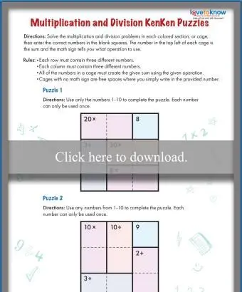 Matematické logické hádanky KenKen