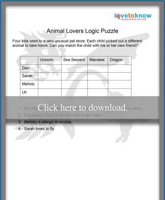 Logické puzzle milovníkov zvierat