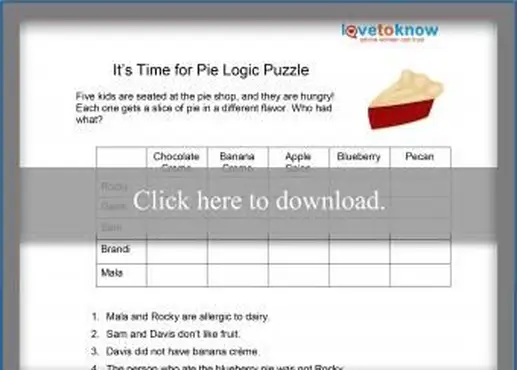 Logická logická hračka