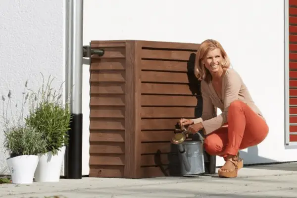 Graf Water Storage Wall Tank Water Butt Woody Wall 350L -Verdantvows