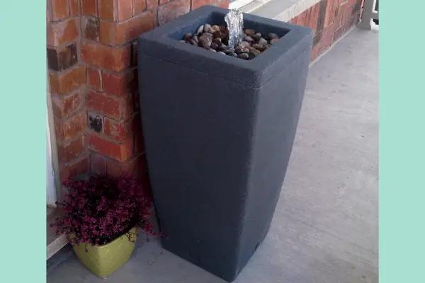 Madison Rain Barrel with Fountain 185L - Verdantvows