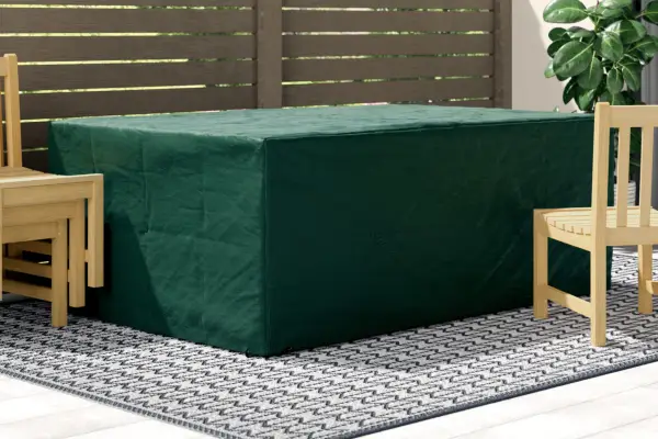 Protective Rattan Furniture Dining Set Cover - Verdantvows