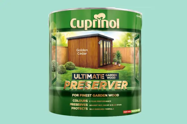 Cuprinol Ultimate Golden Cedar Matt Wood Preserver - Verdantvows