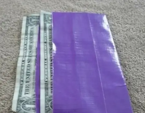 כיצד להכין ארנק סרט דביק