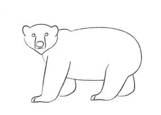 북극곰에 발 추가 및 다리 마무리