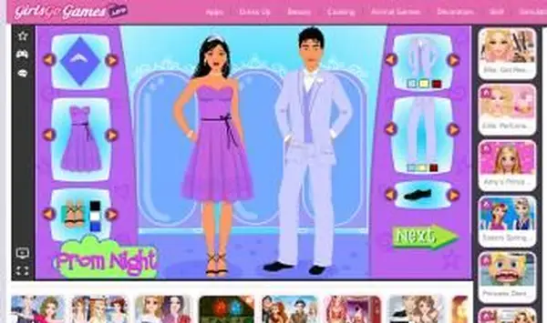 תמונת מסך של משחק להתחפש בלילה לנשף