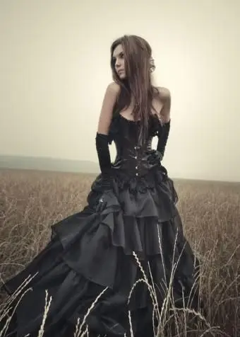 Idées de conception de robe de bal gothique