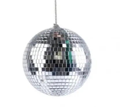 Decoração de baile de bola de espelho de discoteca