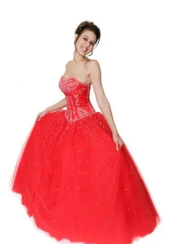 Disegni di abiti da ballo rossi