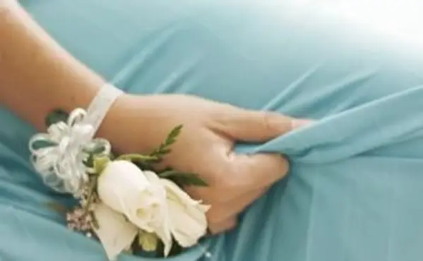 Pripravené na ples - zblízka ruka s živôtikom