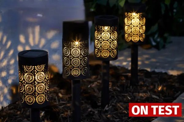 4 Marrakesh Moroccan Solar Stake Lights - Verdantvows