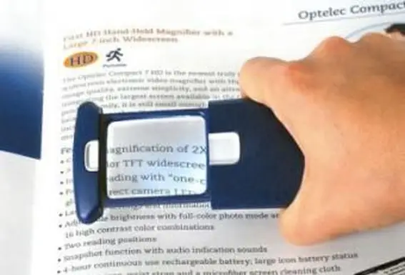 Lente d'ingrandimento tascabile Optelec PowerSlider 2X