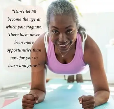 žena v plankovej polohe