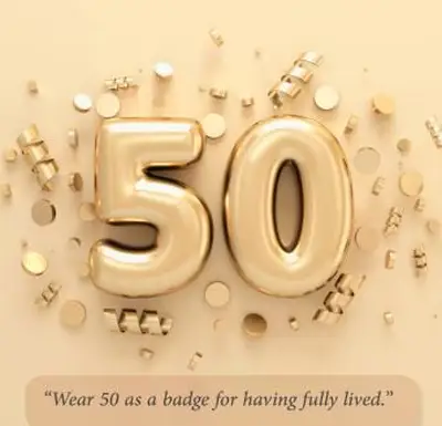 Zlatý balónik mylar 50