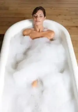 Hausgemachtes Schaumbad