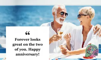 Citação de aniversário para amigos casados ​​​​há muito tempo