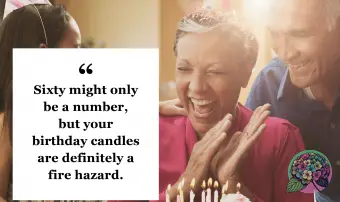 Grands-parents et petite-fille célébrant leur anniversaire