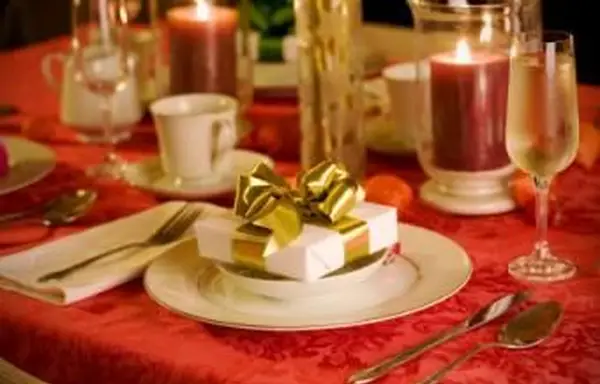 エレガントなクリスマスの設定