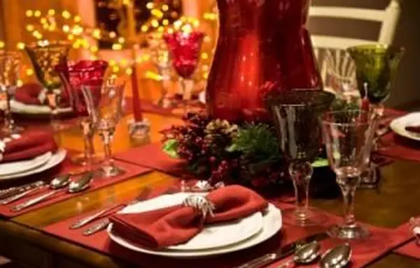 休日のテーブル