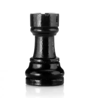 블랙 체스 루크; Dreamstime.com의 저작권 Irochka