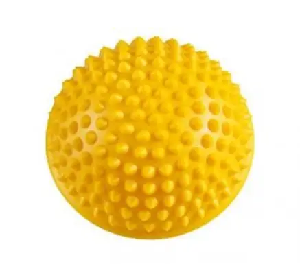 Strukturierter gelber Stressball