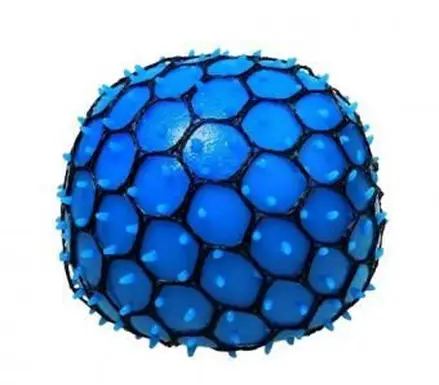Squishy Ball aus Neon-Mesh