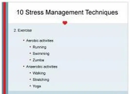 Gestion du stress par l'exercice