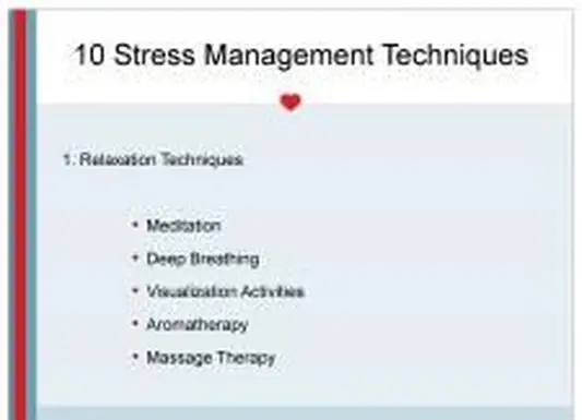 10 techniques de gestion du stress
