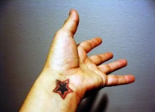 Tatuajes de estrellas en la muñeca