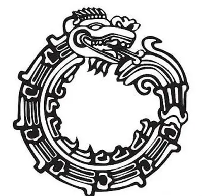 Aztekischer Maya-Drache