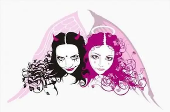 Tatouages ​​Ange et Diable