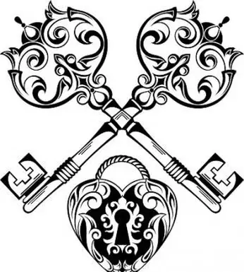 מנעולים ומפתחות לעיצוב קעקועים